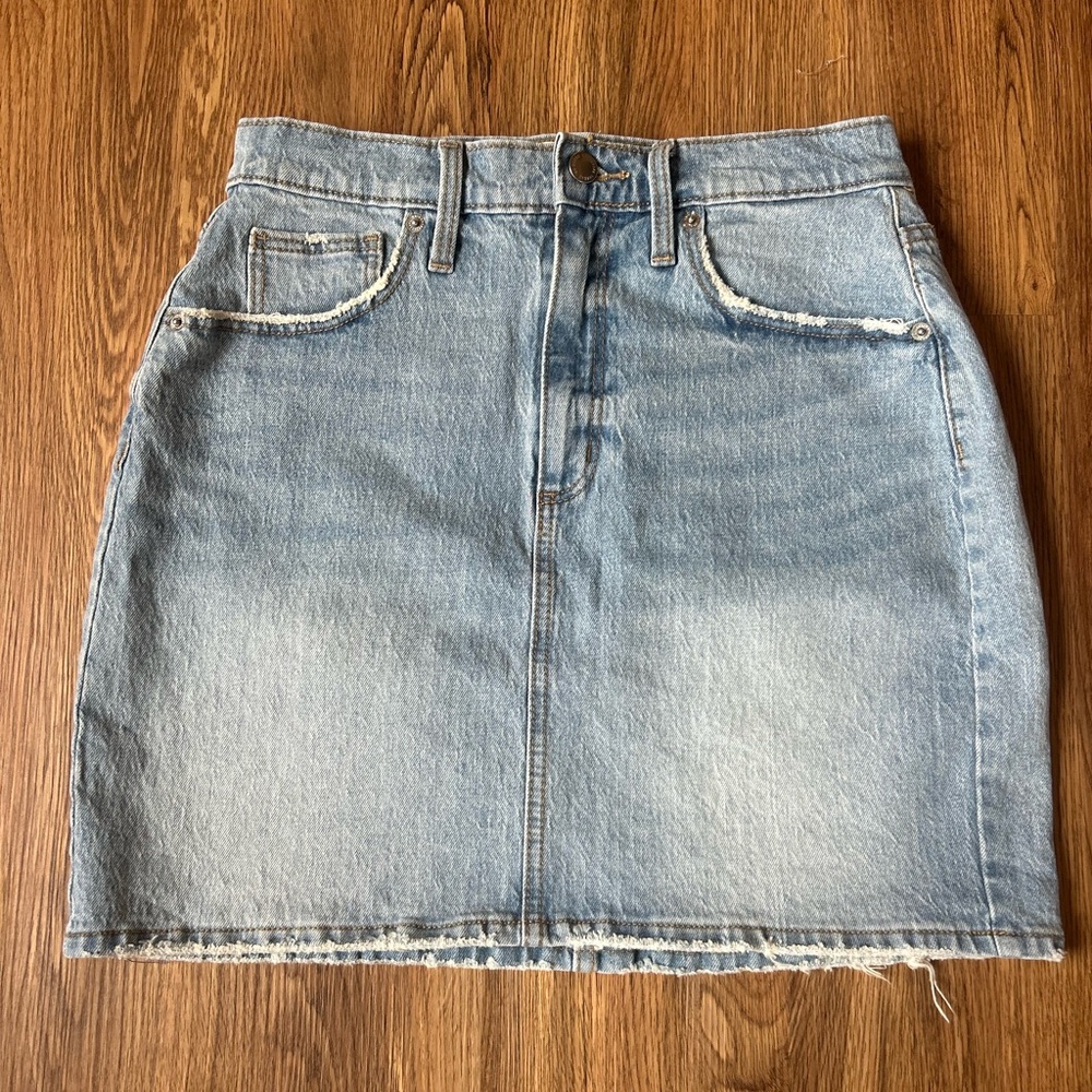 Universal Thread Light Blue Denim Mini Skirt